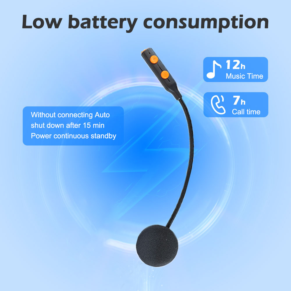 Bluetooth Headset On Ear - Kihous Tek Kulaklı Motosiklet Kask Kulaklığı