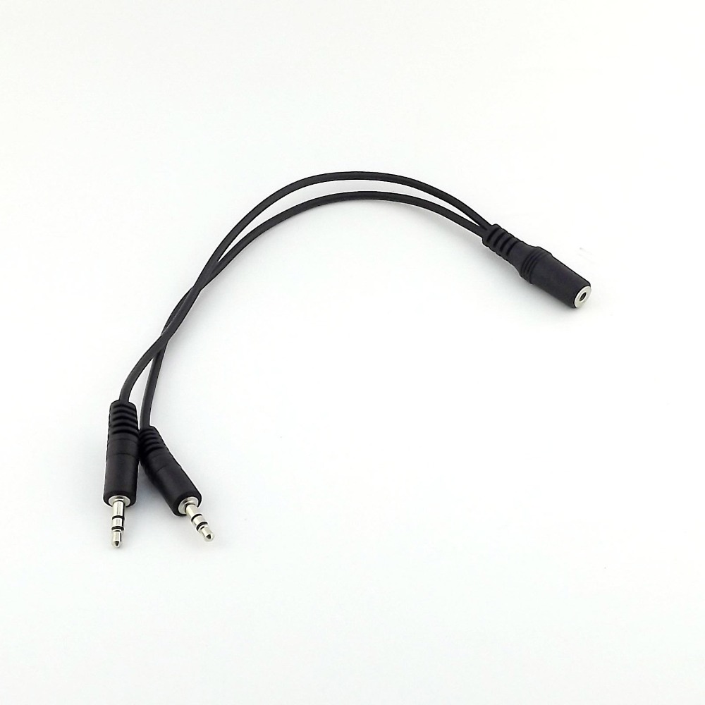 Audio Splitter Y - 1 adet 3.5mm 1/8 
