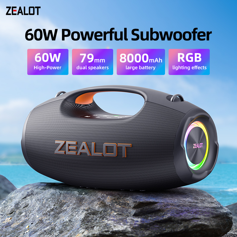 Jbl Speaker Flip 6 - ZEALOT-S86 60W Kablosuz Hoparlör | 8000mAh