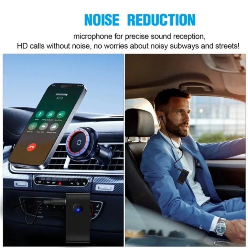 Bluetooth Adapter Receiver - Bluetooth 5.0 Ses Alıcısı ve Kablolu