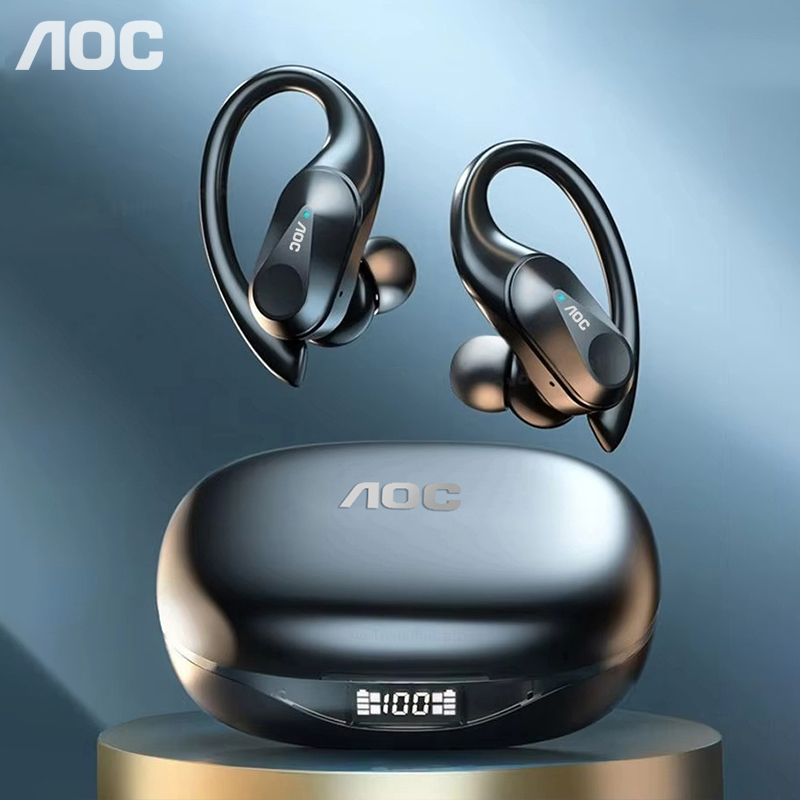 Usb C Earphone - AOC Spor Kulaklık Kablosuz Bluetooth 6.0