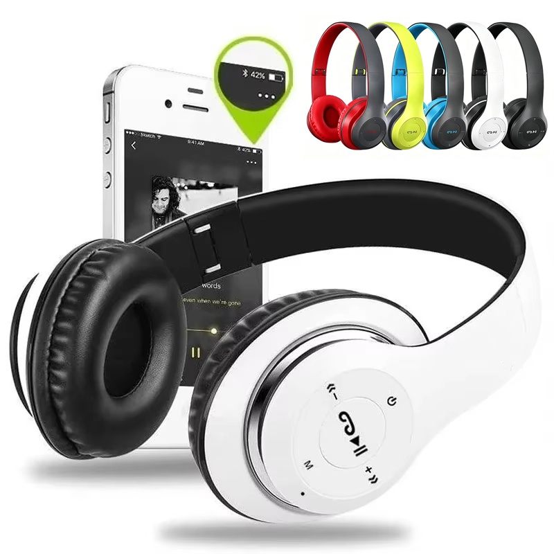 Bluetooth Headset On Ear - TWS kablosuz Bluetooth kulaklıklar HiFi Stereo