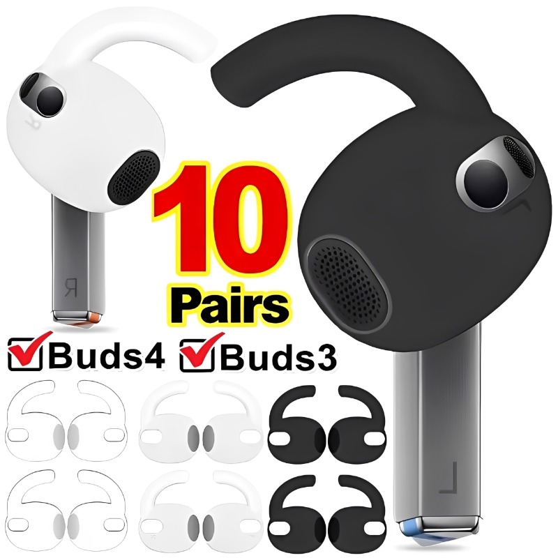 Silicone Ear Tip Replacement - 1-10 Çift Yedek Silikon Kanatlı Spor