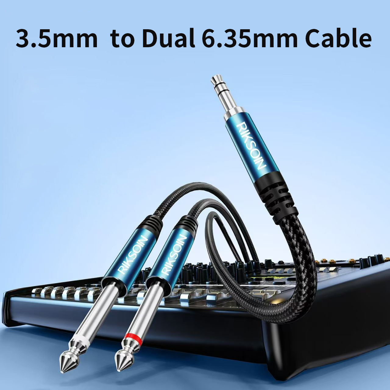3.5mm TRS - Çift 6.35mm TS Çık - Audio Splitter Y incelemesi ve fiyatı