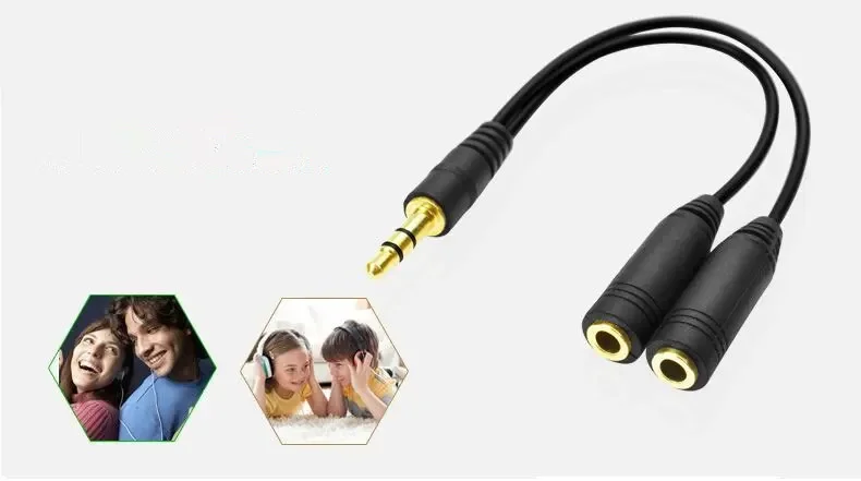 Kulaklık Ayırıcı, 3,5 mm Uzatm - Audio Splitter Y incelemesi ve fiyatı