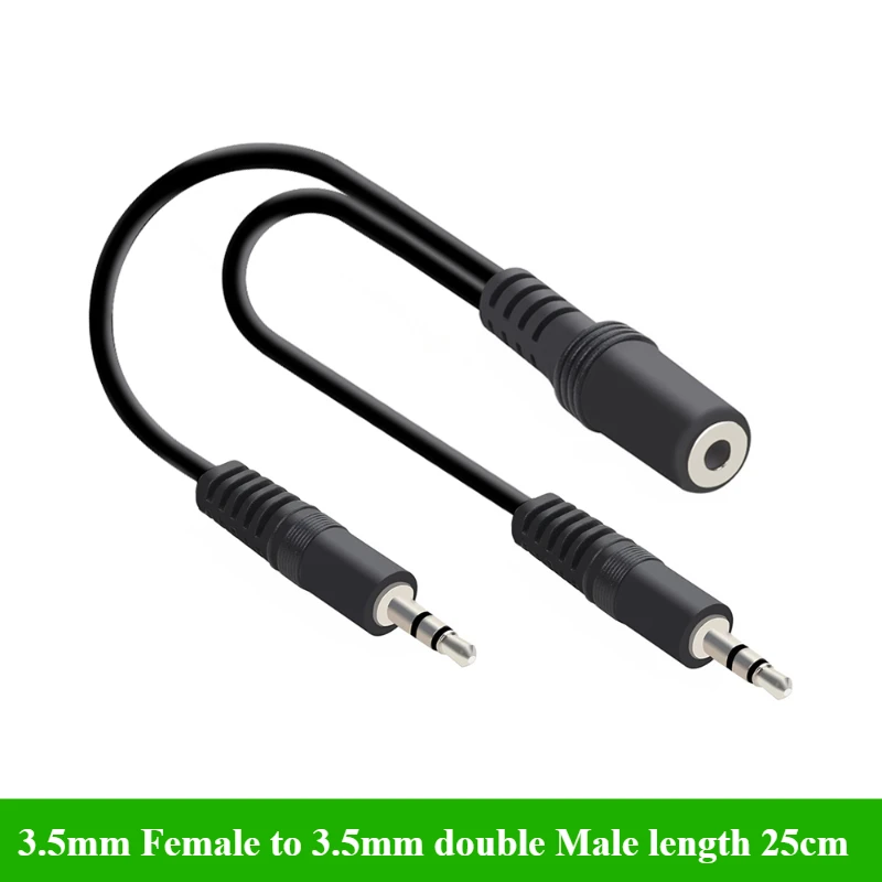2/5 adet/grup 3.5mm 1 ila 2 Se - Earphone Splitter Jack incelemesi ve fiyatı