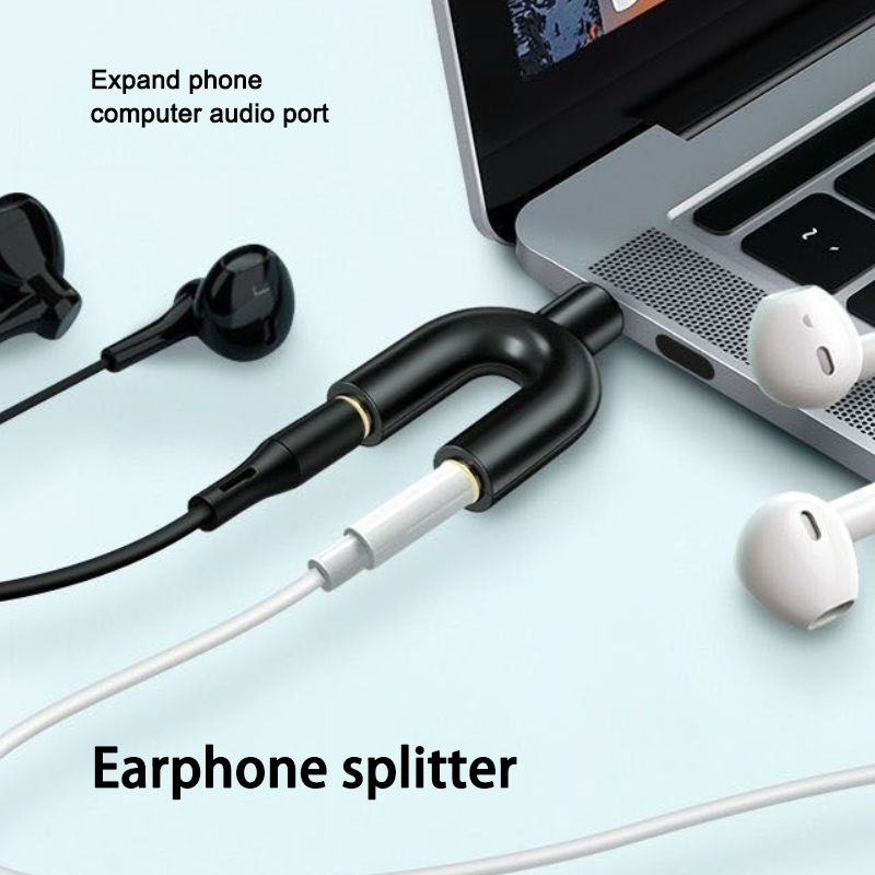 3.5mm kulaklık ayırıcı mikrofo - Earphone Splitter Jack incelemesi ve fiyatı